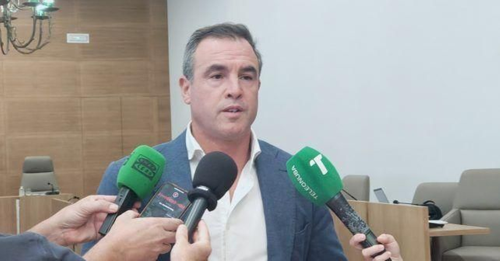 El portavoz del PSOE en la Diputación Provincial, Rubén Rodríguez.