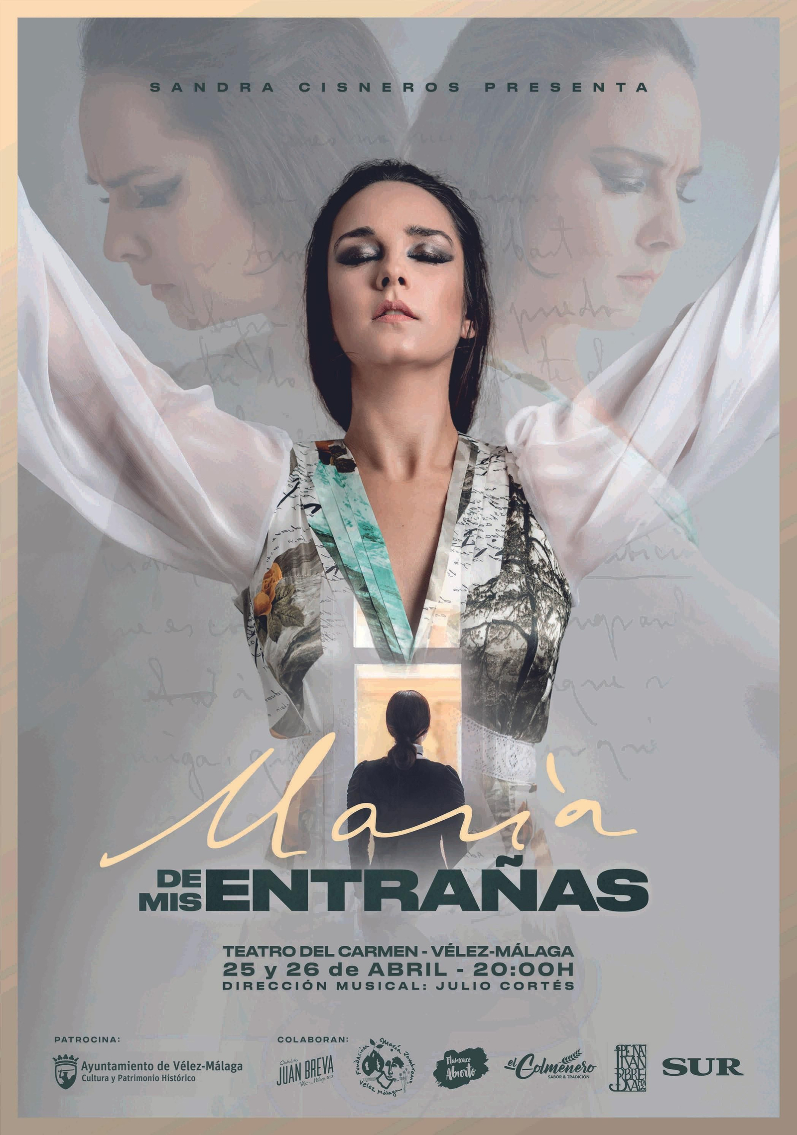 Cartel anunciador de 'María de mis entrañas'.
