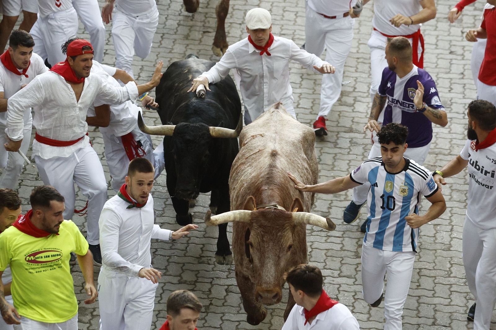 Las imágenes de los toros de Jandilla en los sanfermines