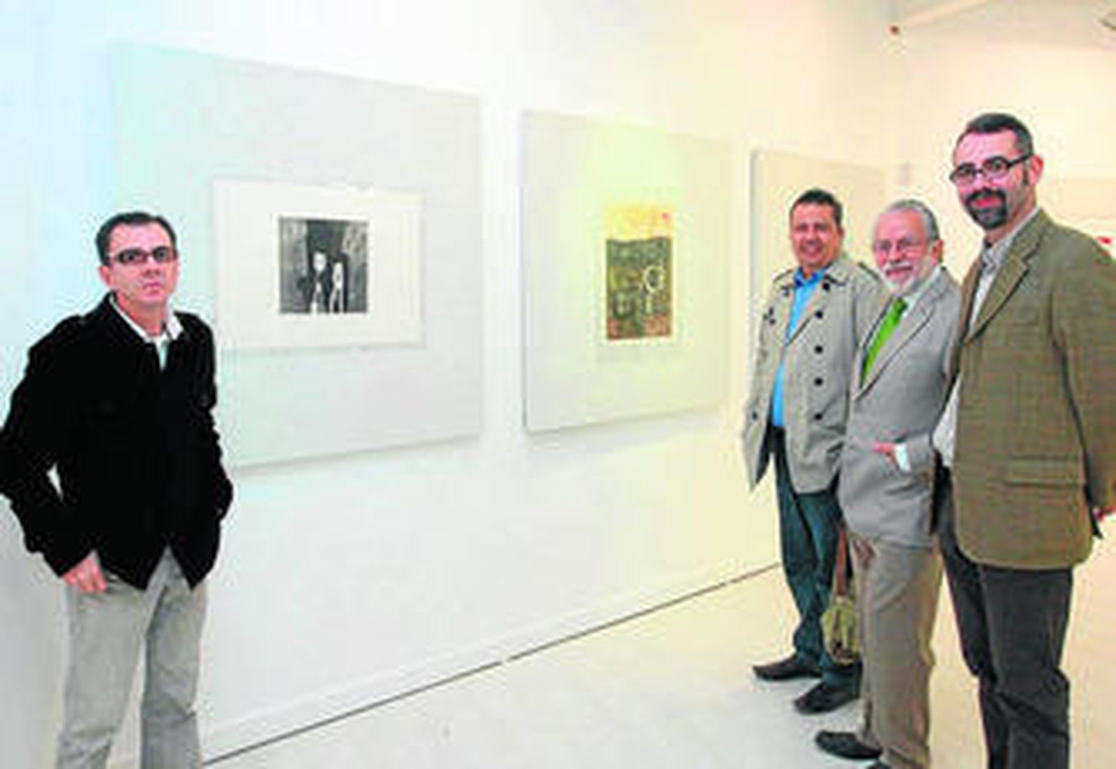 La exposición quedó inaugurada ayer en la sala de exposiciones universitaria de Cantero Cuadrado.