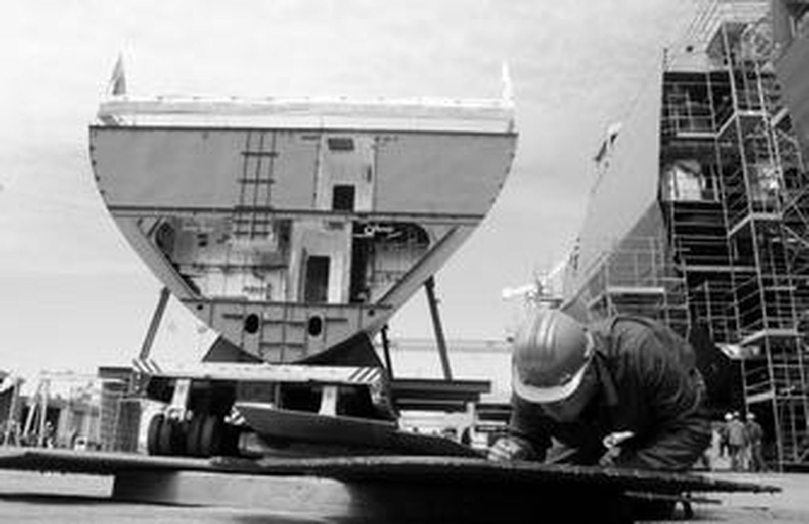 Acto de puesta de quilla del segundo patrullero para Venezuela.