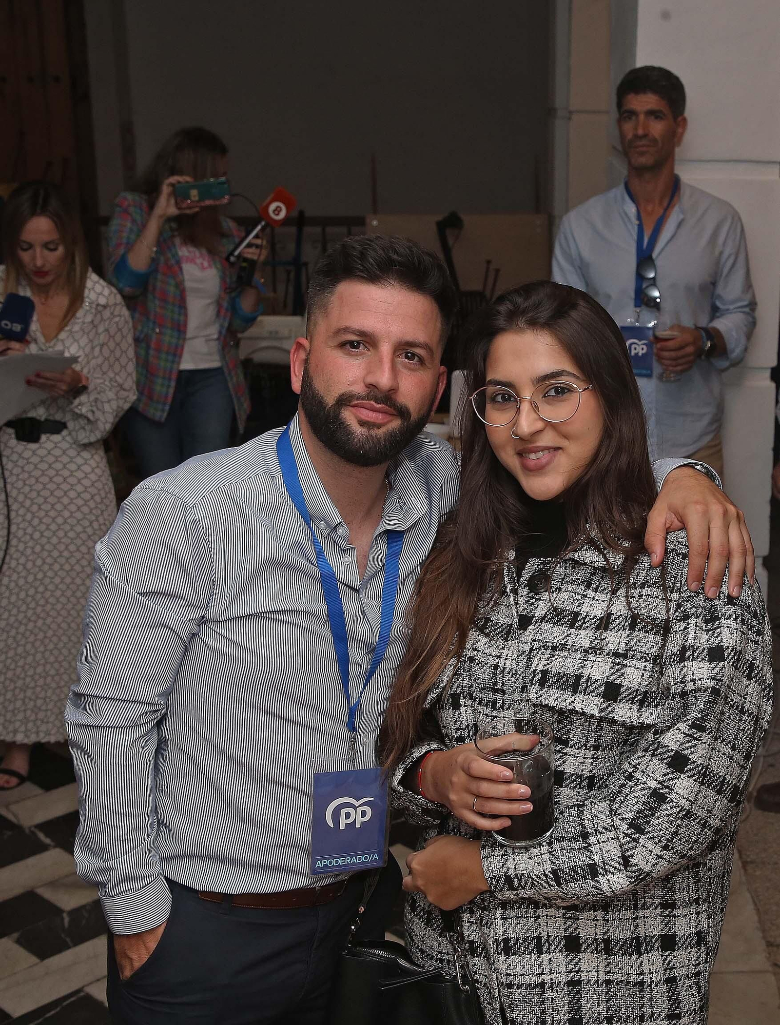 Fotos de la victoria de  José Ignacio Landaluce en las elecciones municipales de Algeciras 2023