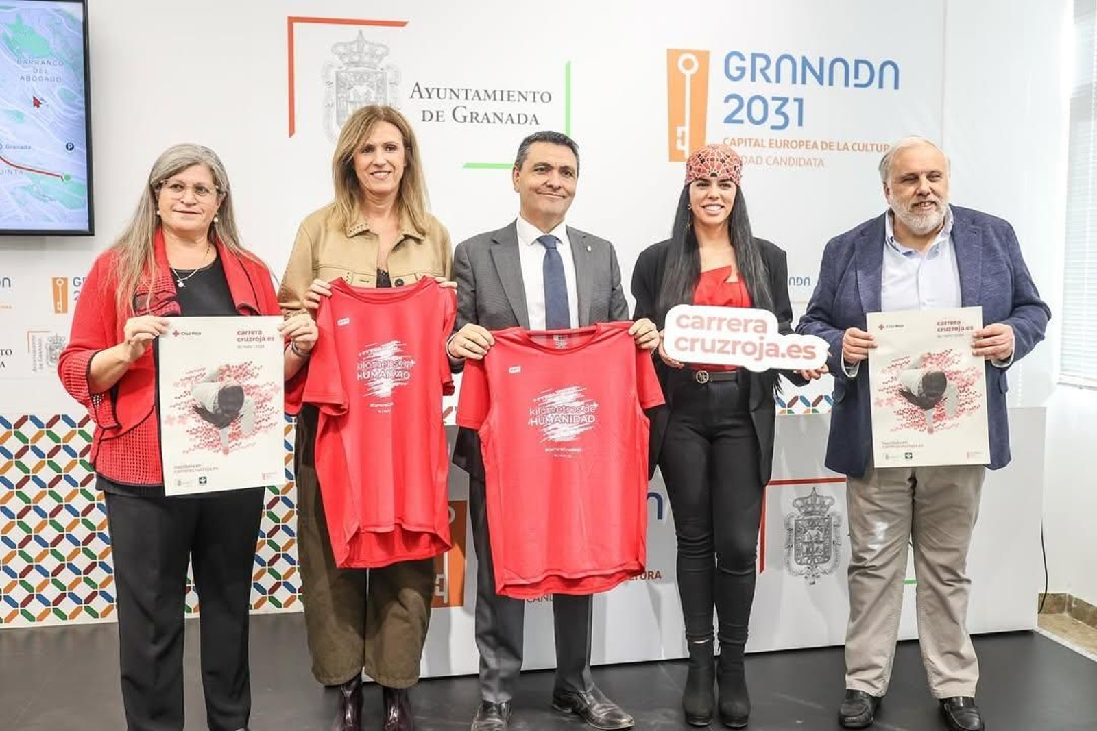 Momento de la presentación de la prueba.