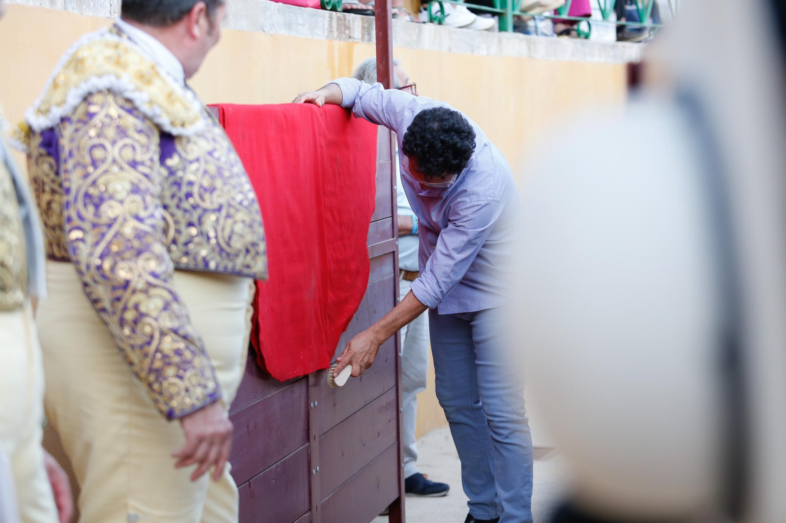 Fotos del mano a mano entre Roca Rey y Pablo Aguado en La Línea