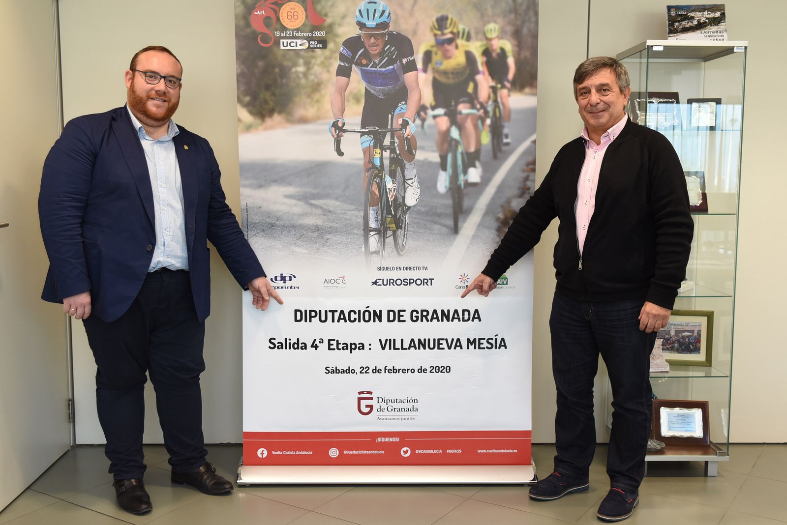 Manuel Guirado y Joaquín Cuevas presentaron la etapa que finaliza en Granada