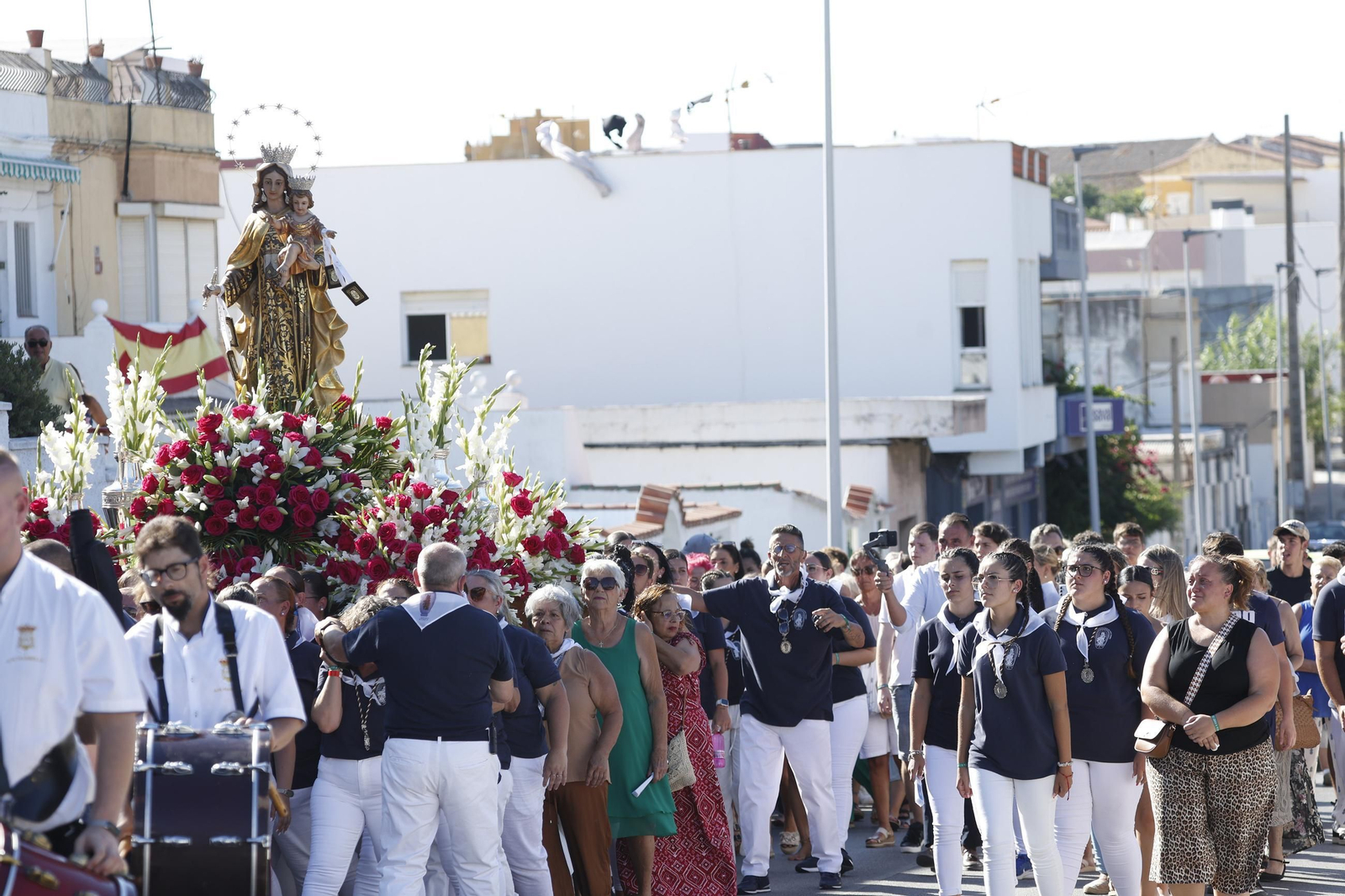 Las fotografías de la procesión de la Virgen del Carmen de Pescadores