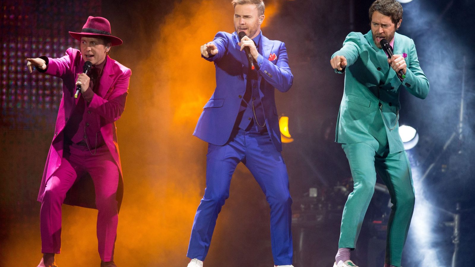 La banda británica Take That.