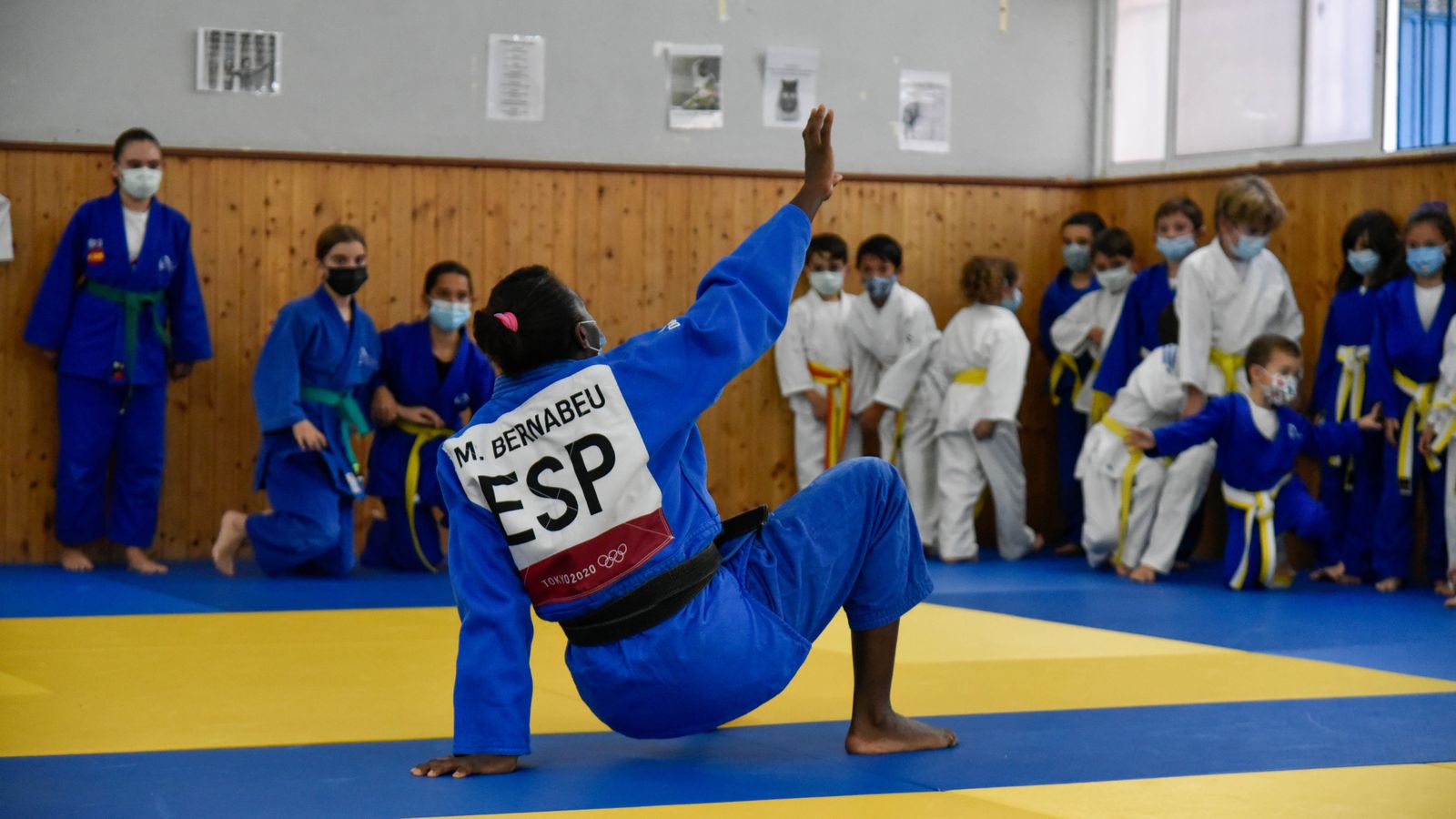 Las fotos de la clase magistral de María Bernabéu judoka olimpica