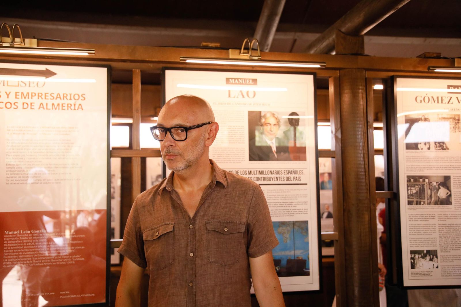 Imágenes del museo a los grandes empresarios y familias históricas de Almería