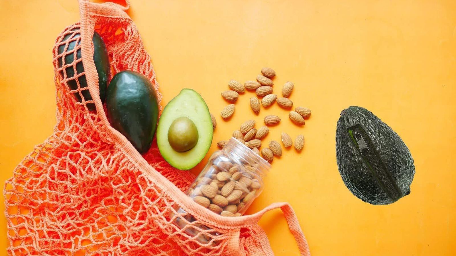 monedero de aguacate