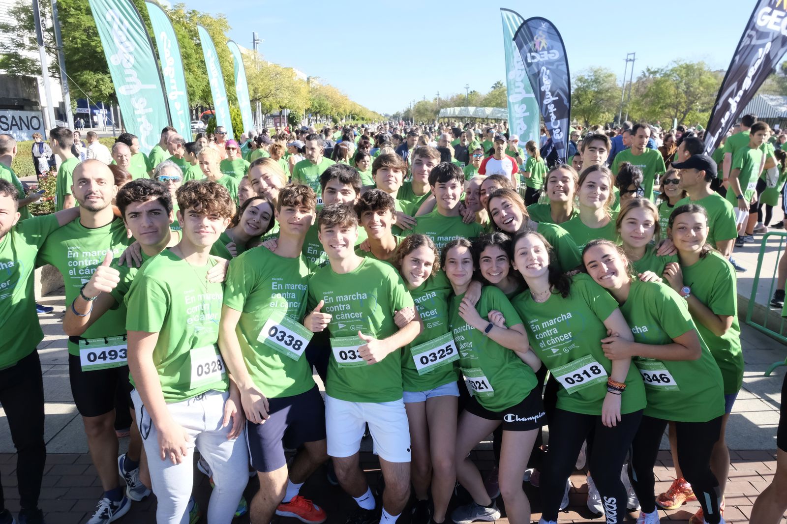 Participantes en la Carrera por la Vida en Córdoba.