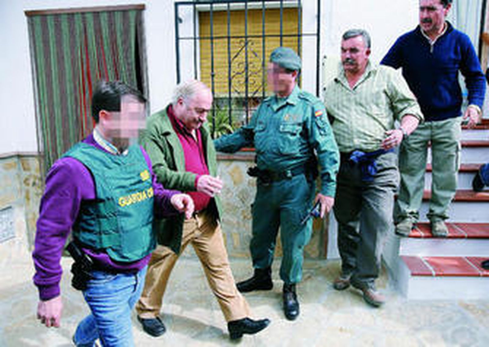 El alcalde José Manuel Martín Alba, tras su detención.