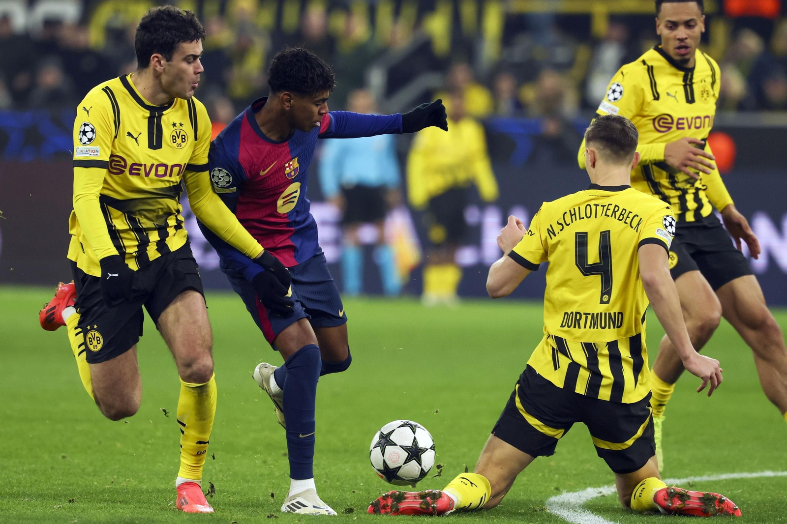 Las imágenes del Borussia Dortmund - Barcelona