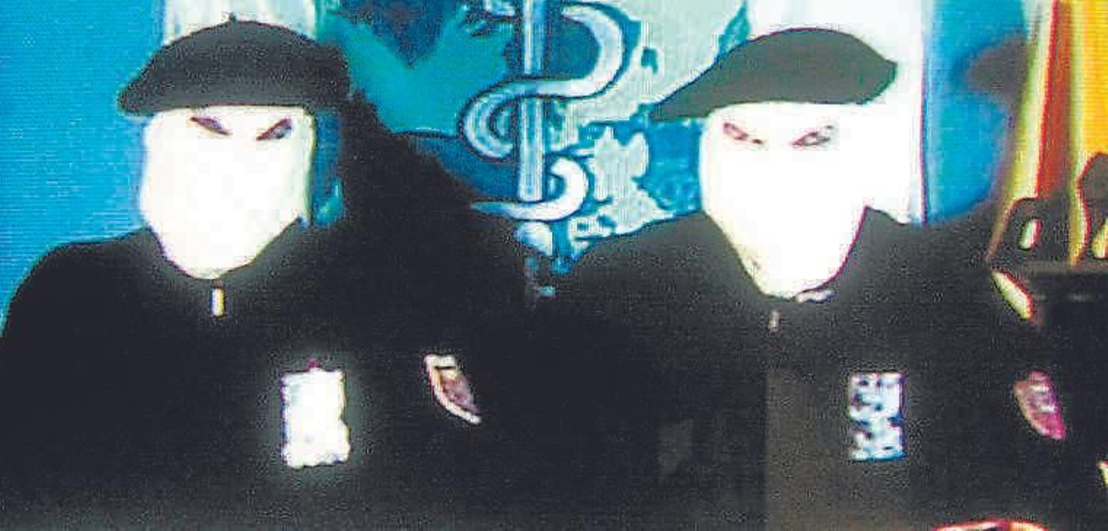 El momento del comunicado de ETA