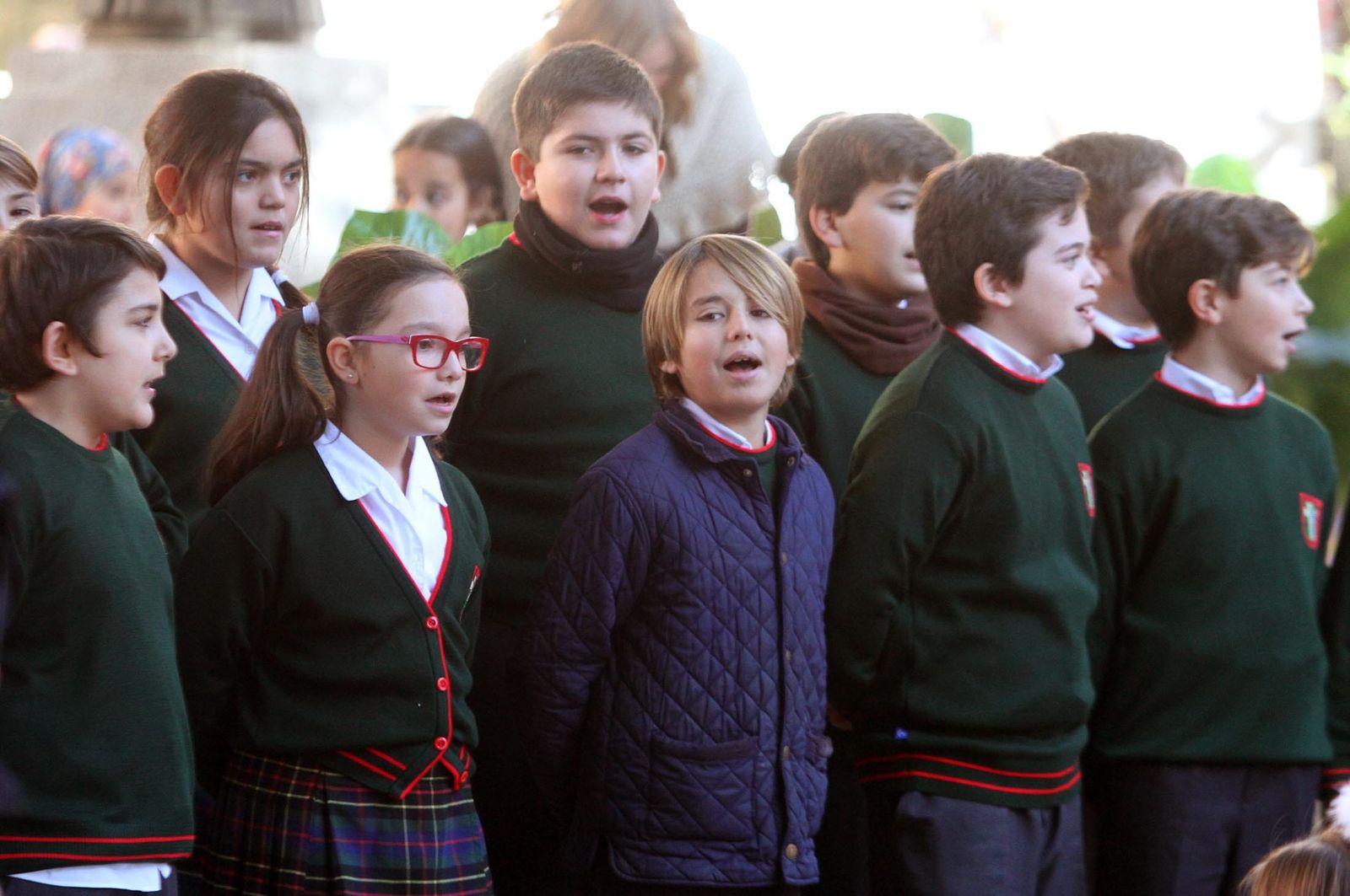 Imágenes del Belén viviente del Colegio María Inmaculada.
