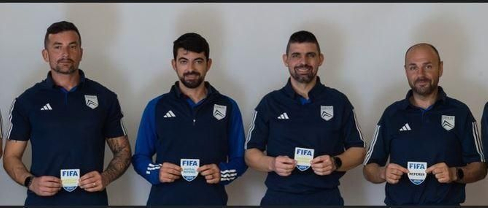 Los cuatro árbitros internacionales de Gibraltar