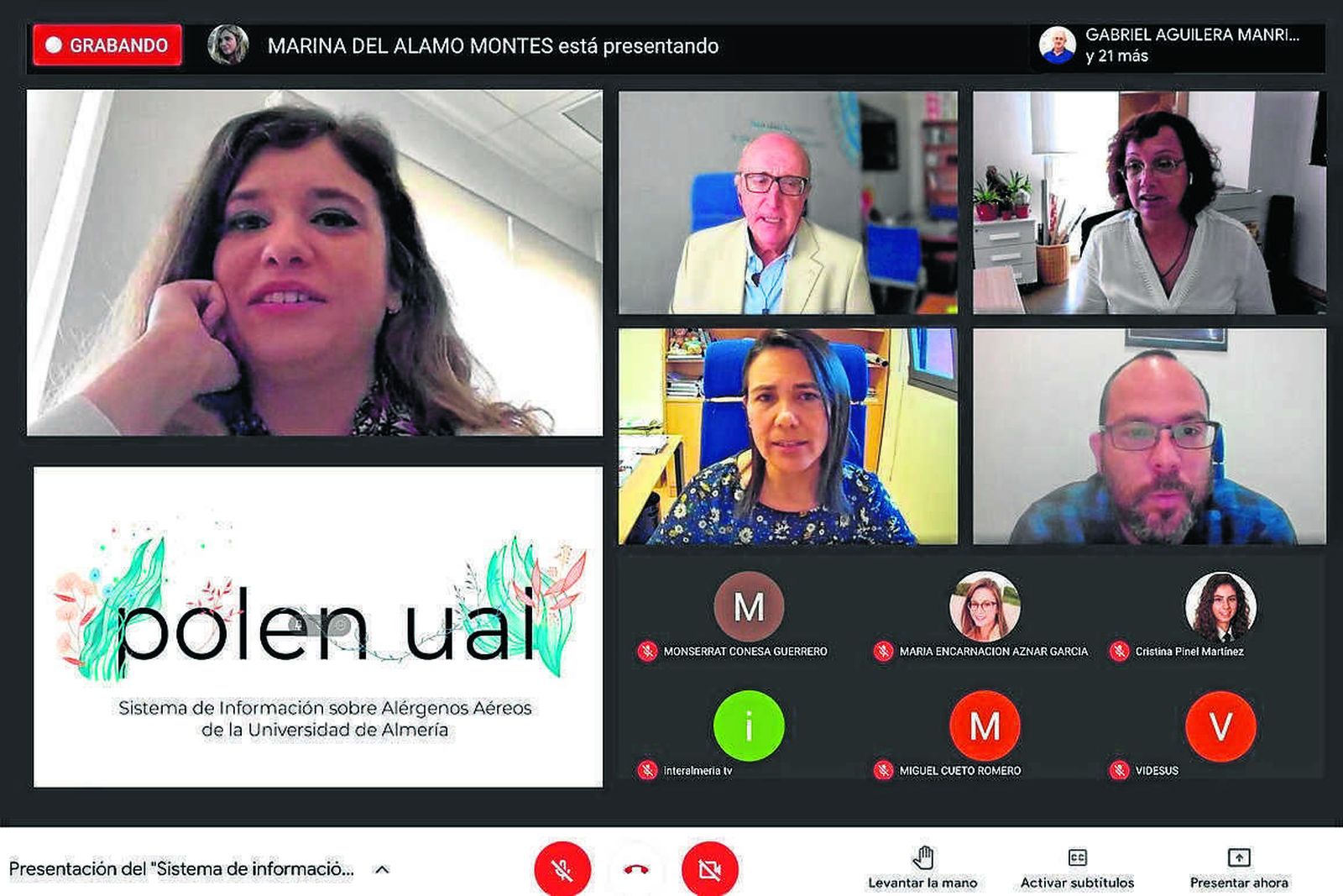 Presentación del nuevo proyecto de medición de los alérgenos en el aire.