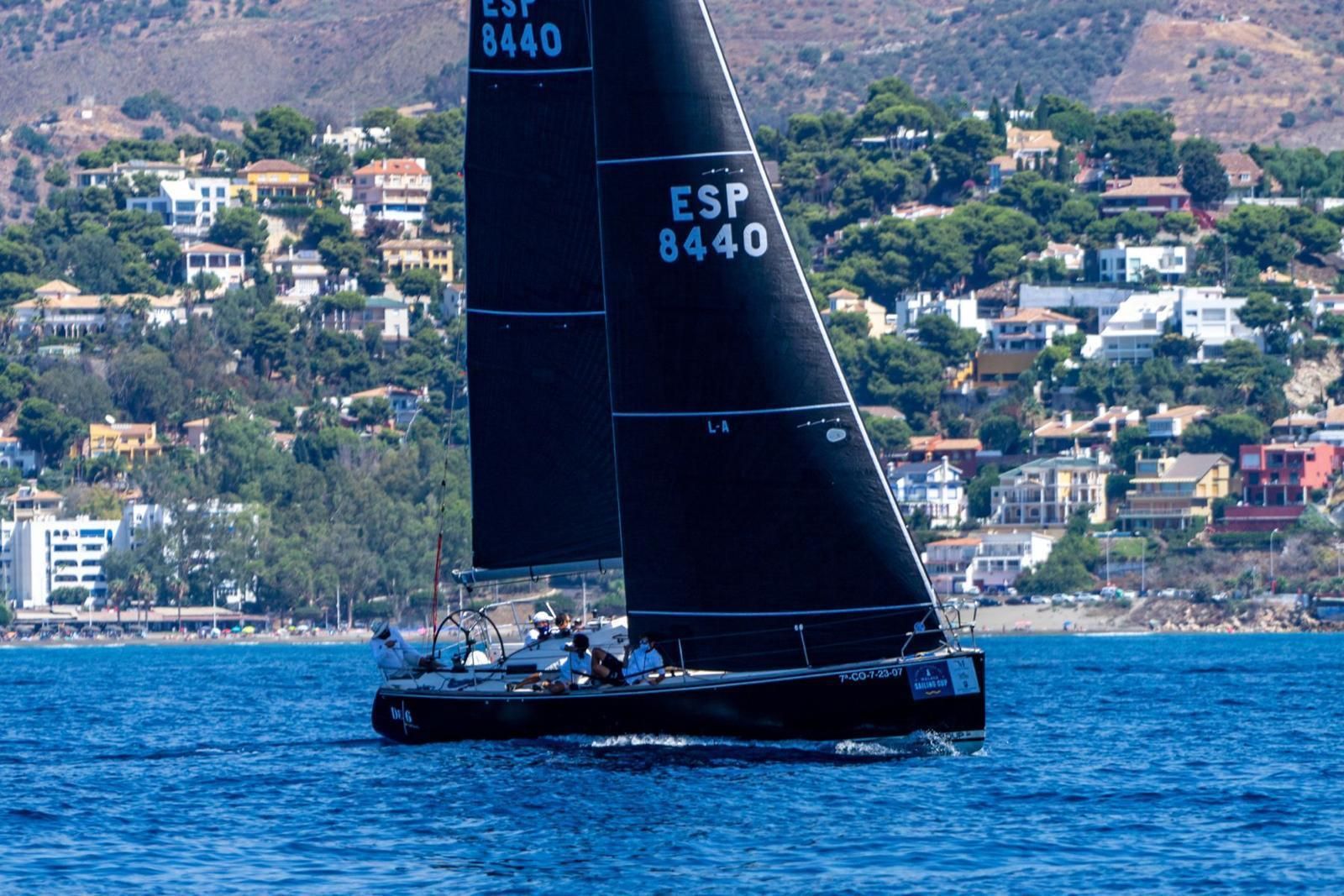 El DE6 Puerto de Huelva navegando por aguas malagueñas