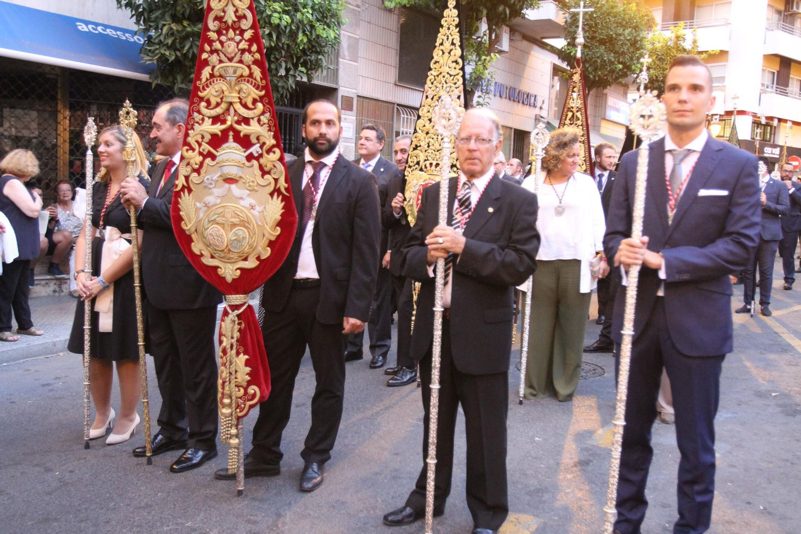 Procesión solemne de la Virgen de la Cinta.