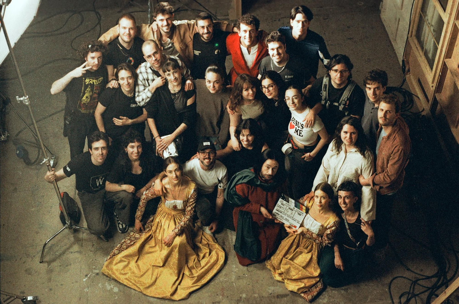 Foto del equipo del cortometraje 'Los ojos de Giovanna'.