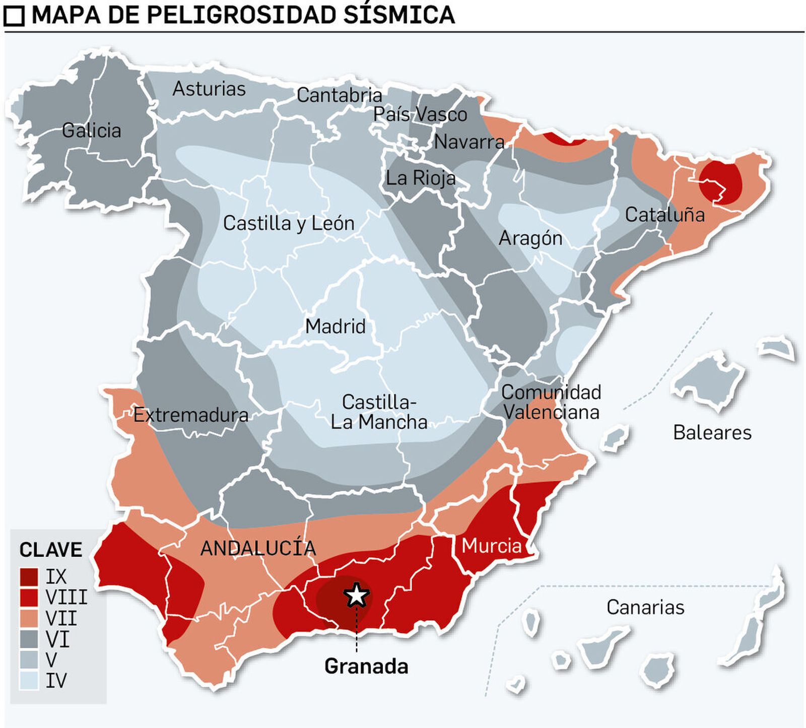 Granada, sin riesgo de volcanes pero sí de tsunamis