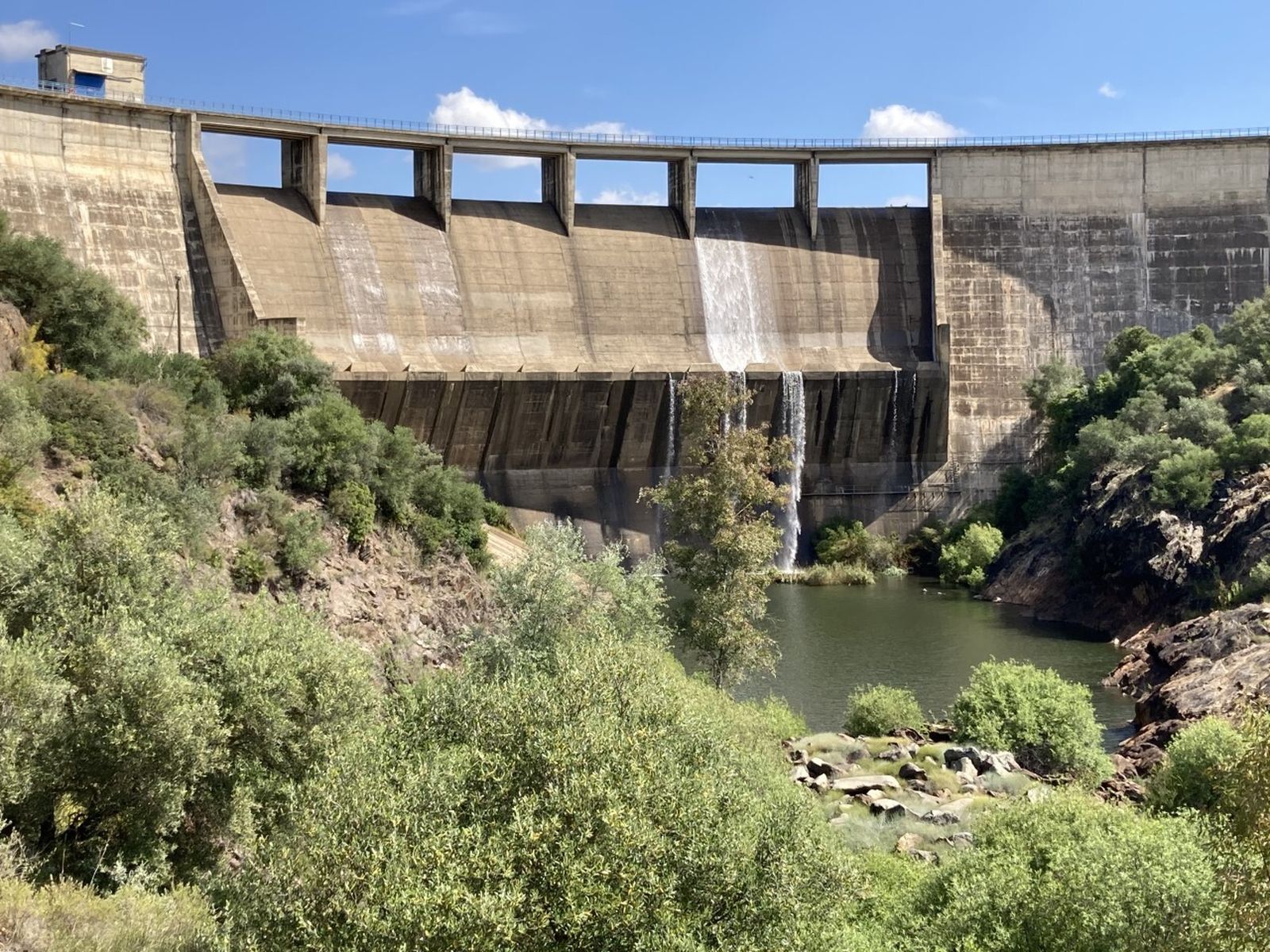El embalse del Gergal, en Guillena.