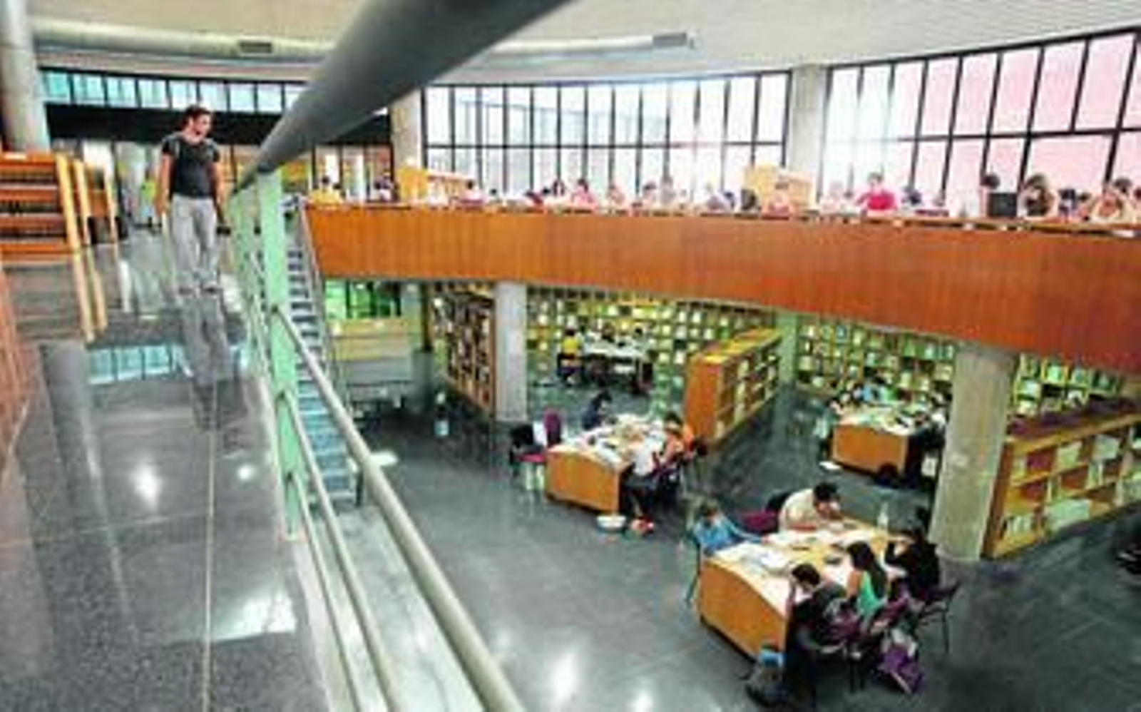 Vista de la Biblioteca General de la UMA.