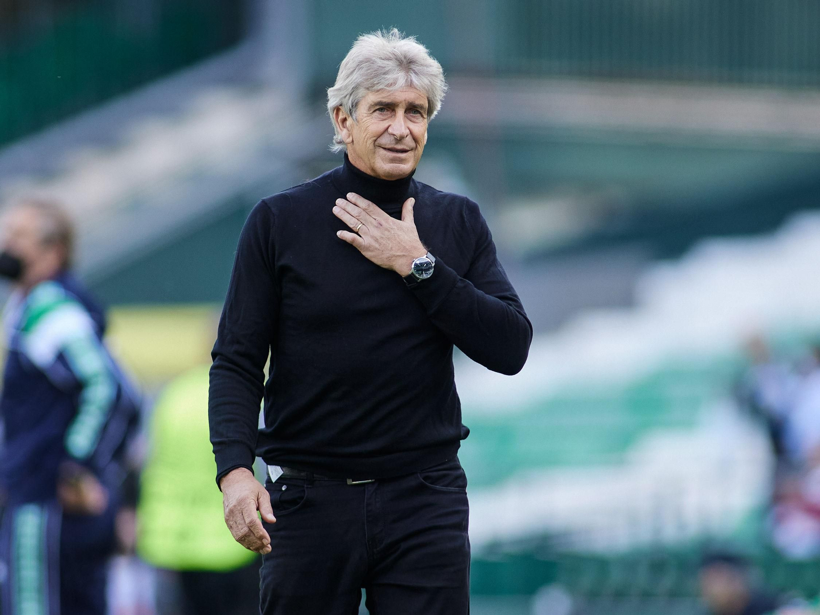 Pellegrini, durante un encuentro de la presente temporada.