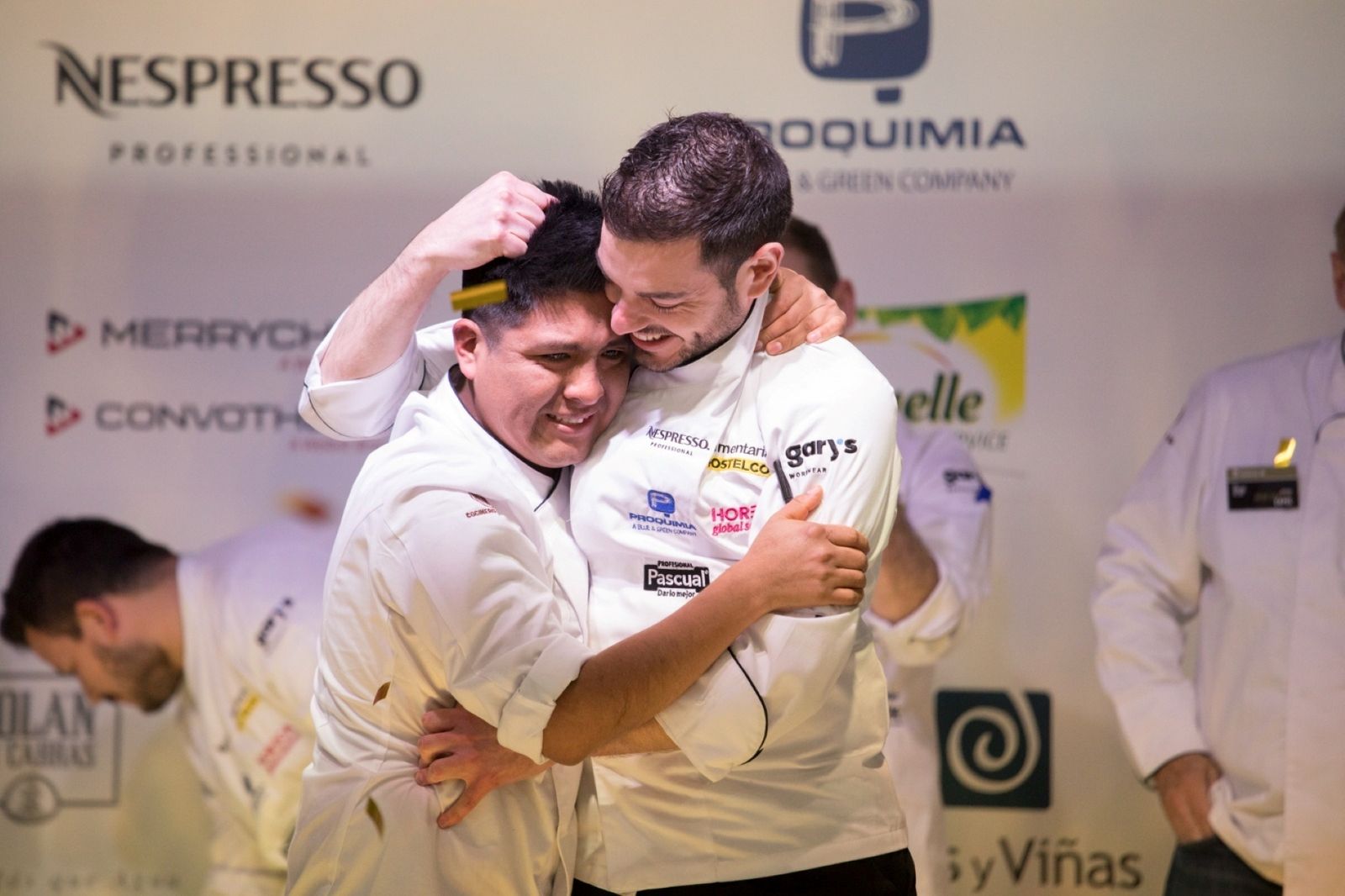 Cristóbal Muñoz celebrando la victoria.