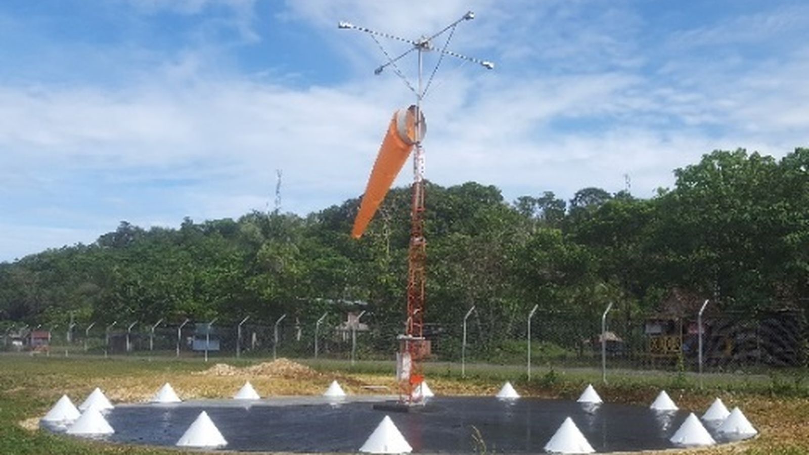 Sistemas instalados en el Aeropuerto de Munda.