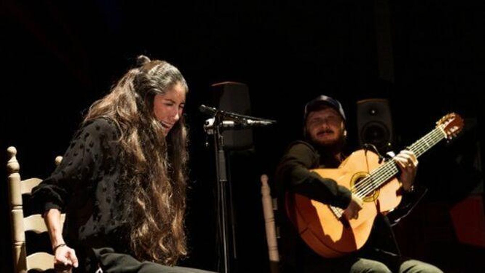 Teresa Hernández actuando en el II Concurso Flamenco de Zamara Music