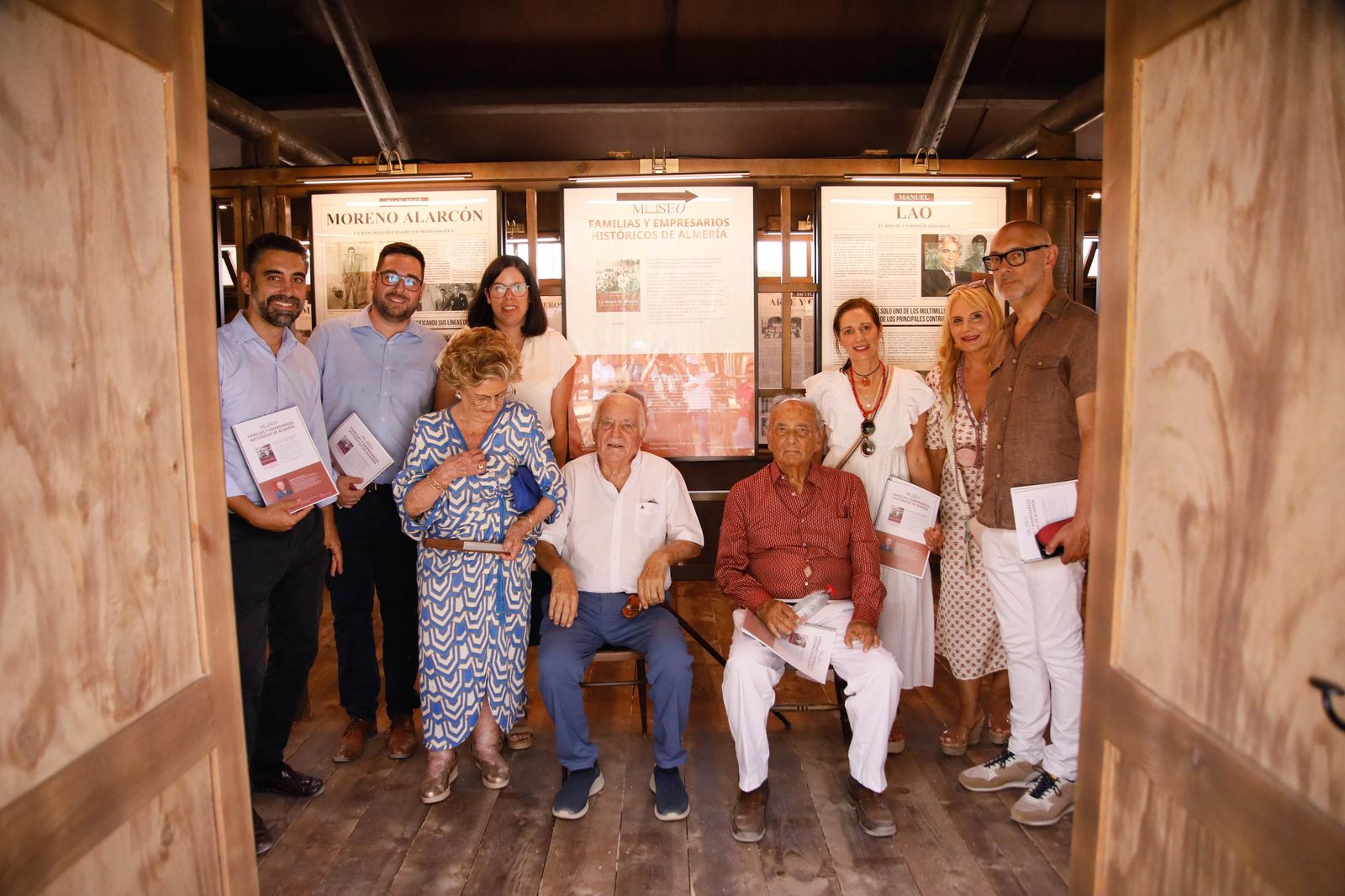 Imágenes del museo a los grandes empresarios y familias históricas de Almería