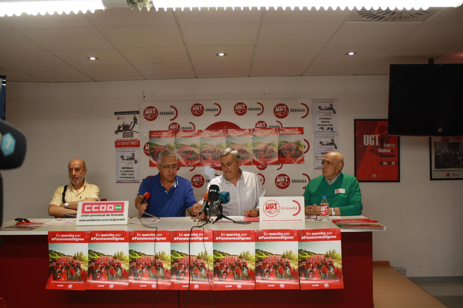 Los responsables sindicales granadinos anunciaron ayer la protestas.