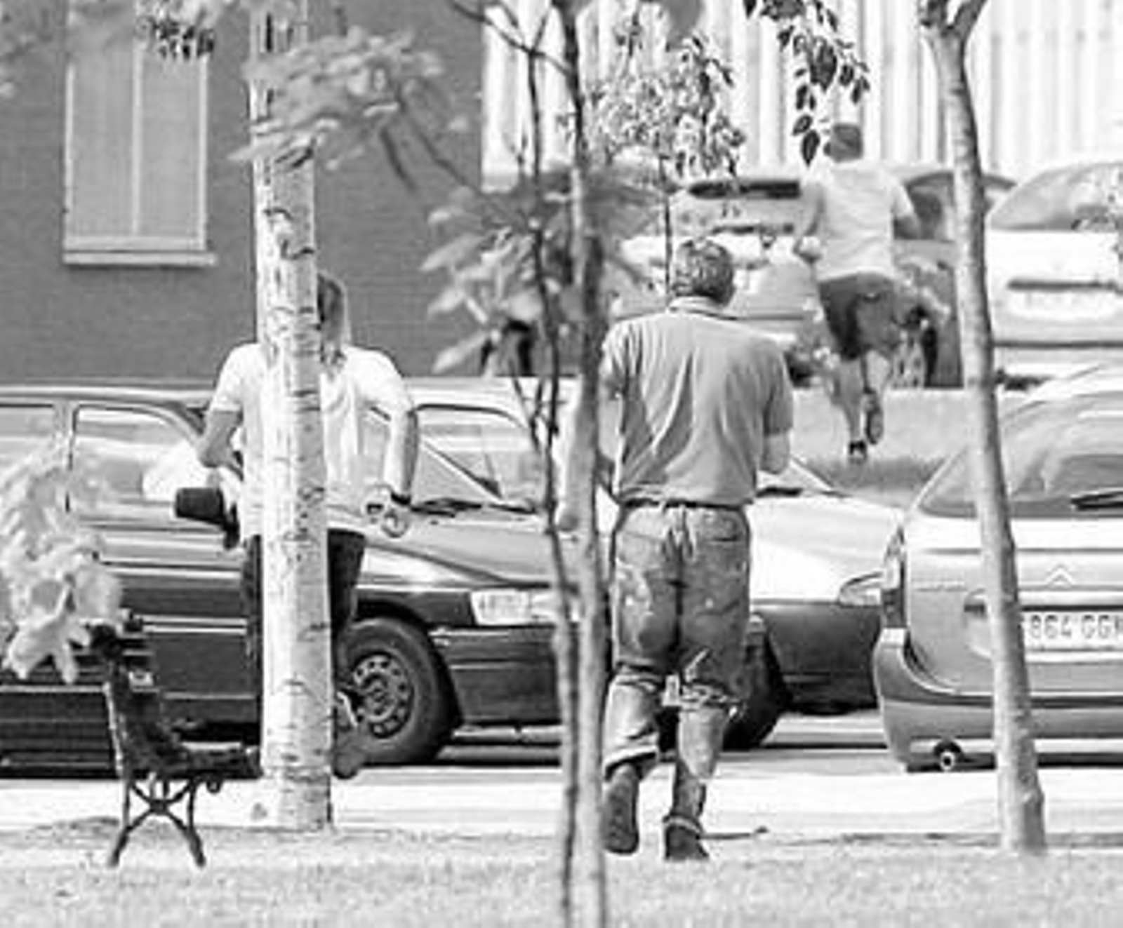 La huida del preso, el pasado día 10, fue captada por las cámaras.