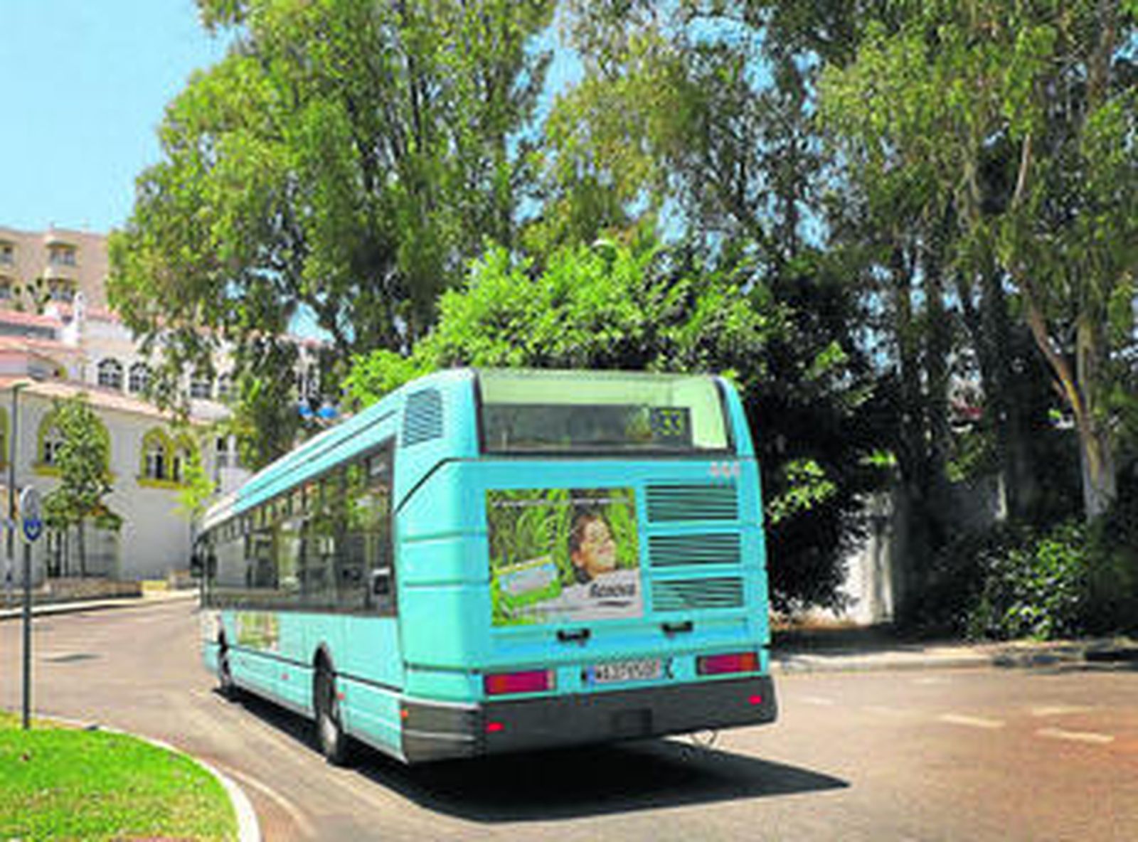 El autobús de la línea 33.