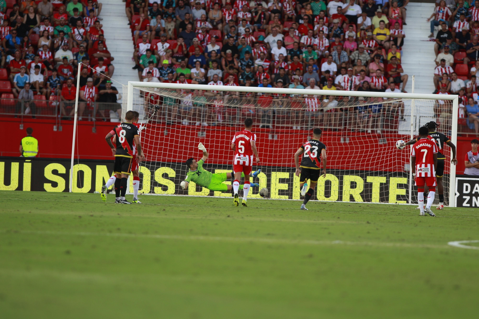 Imágenes del partido U.D. Almería-Rayo Vallecano