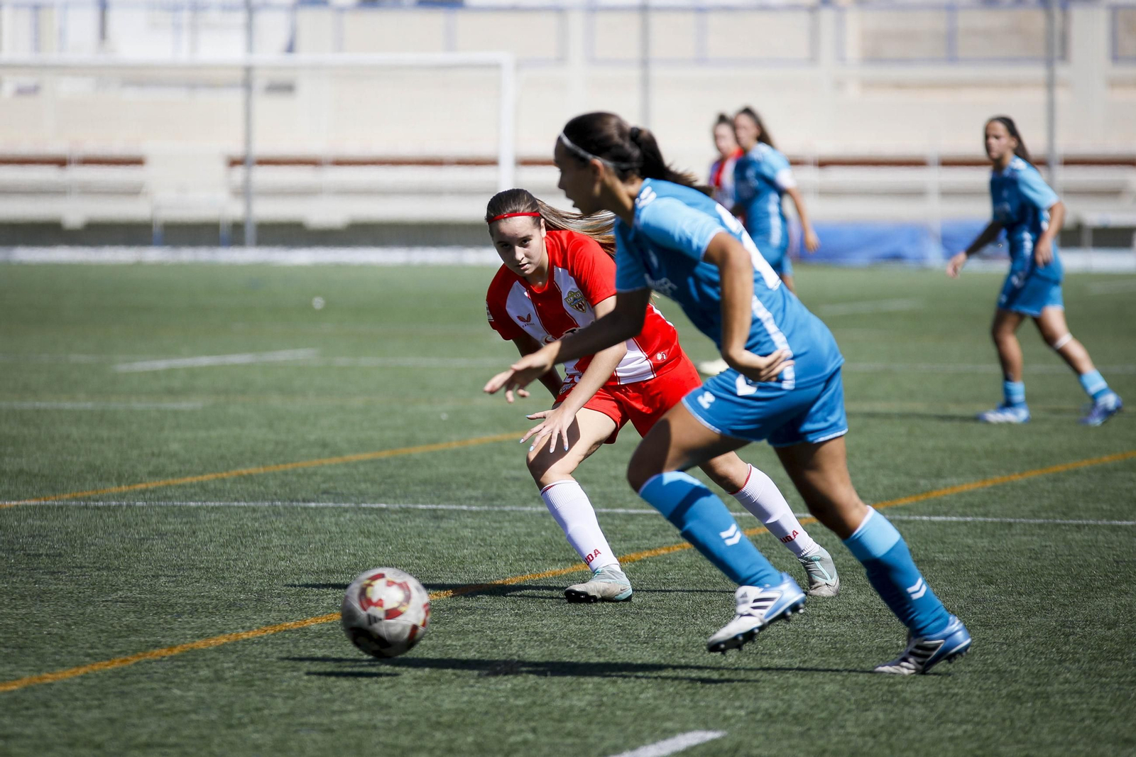 Las imágenes del partido de fútbol del Almería femenino contra el Betis B