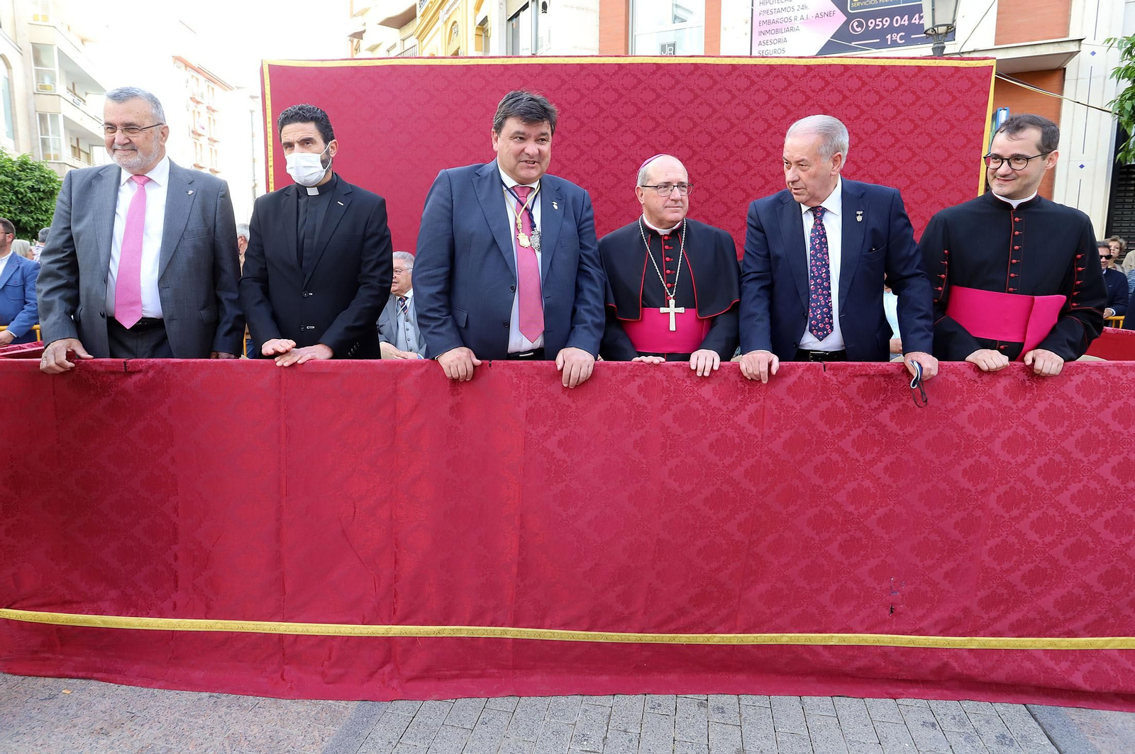 Palco presidencial en Placeta.