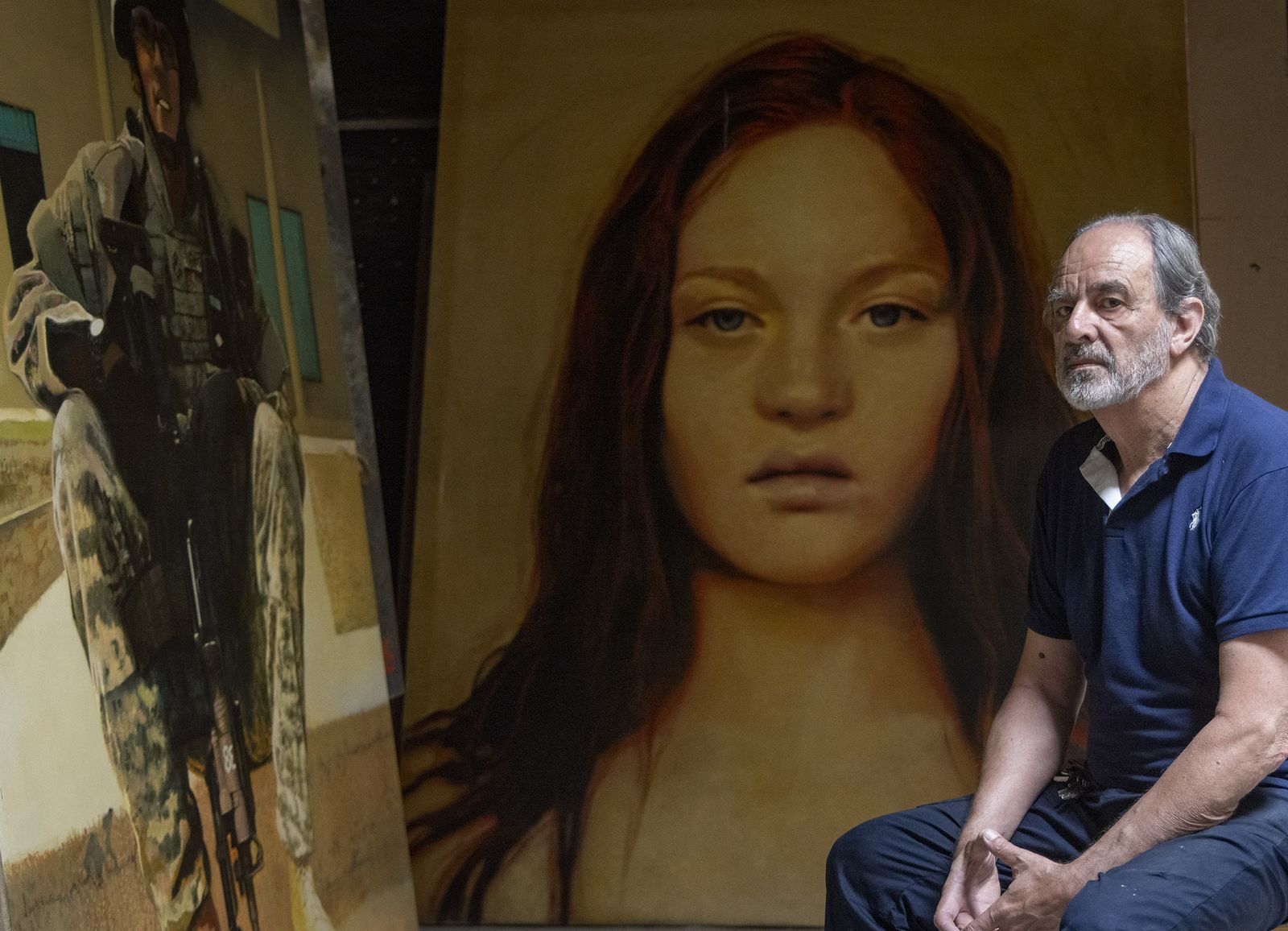 Rafael G. Zapatero, en su estudio.