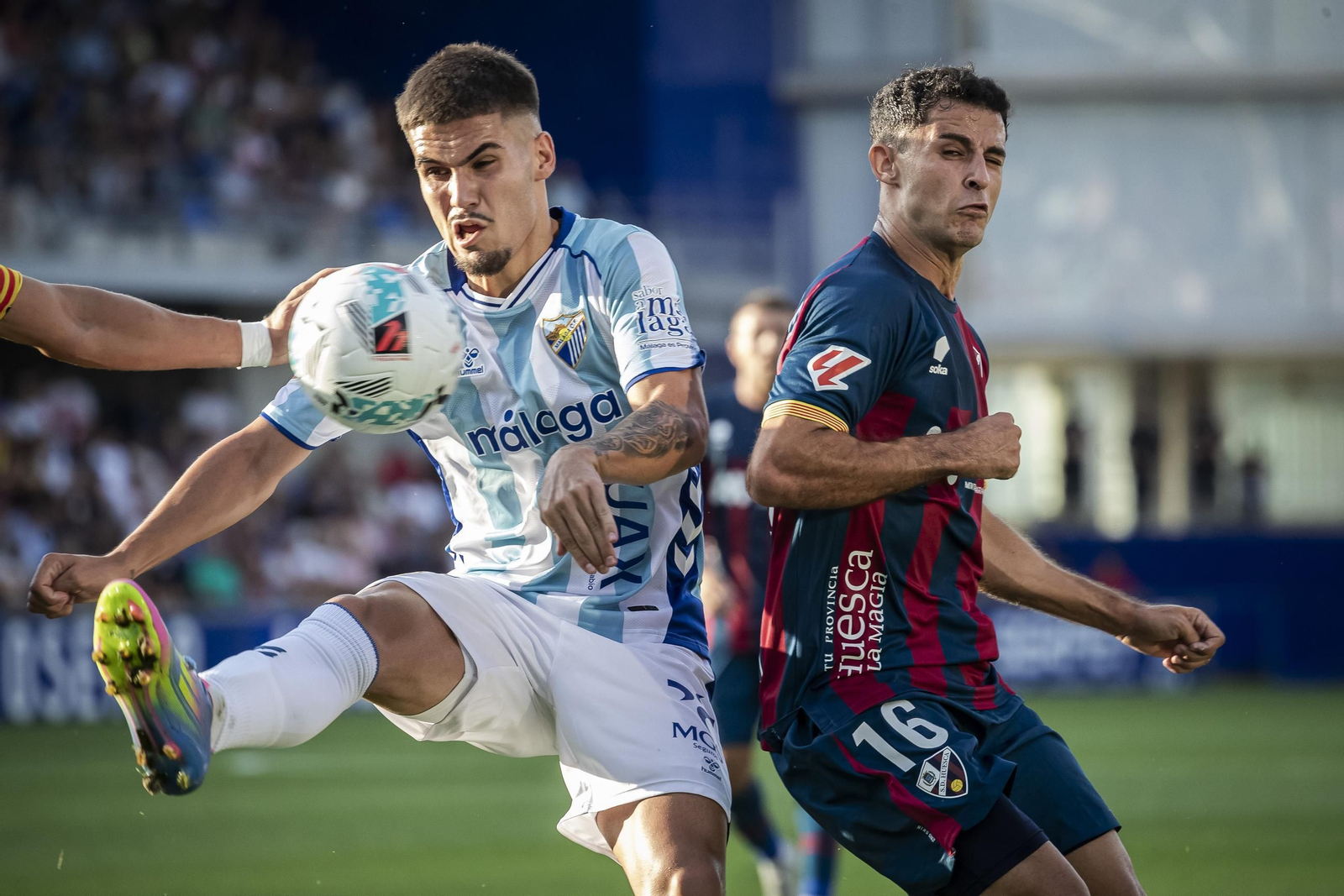 Las fotos del Huesca-Málaga CF
