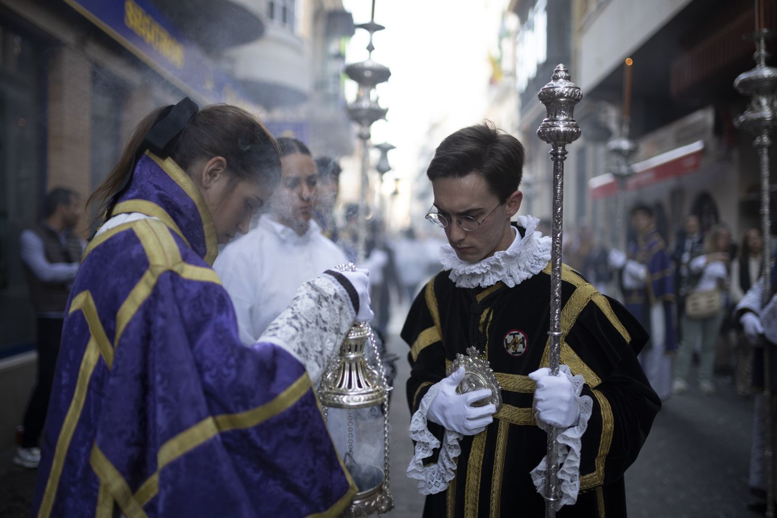 La Hermandad de la Misericordia en la Semana Santa de Huelva 2023, en imágenes