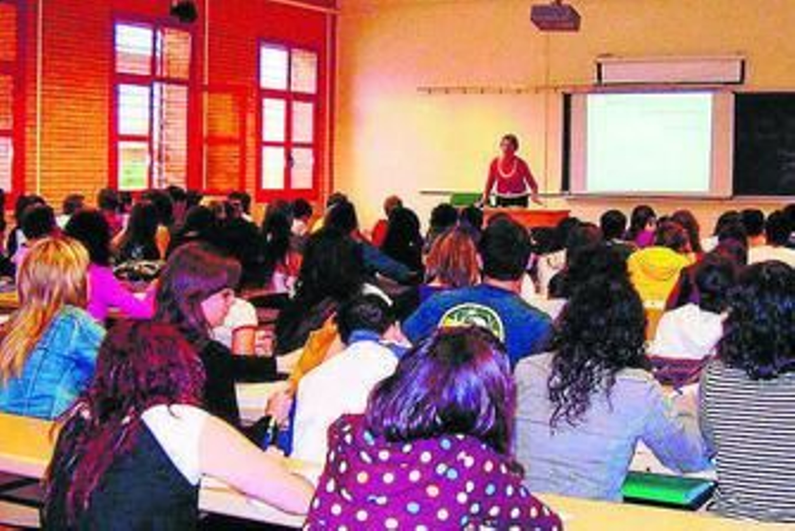 Aula de la Universidad de Almería.