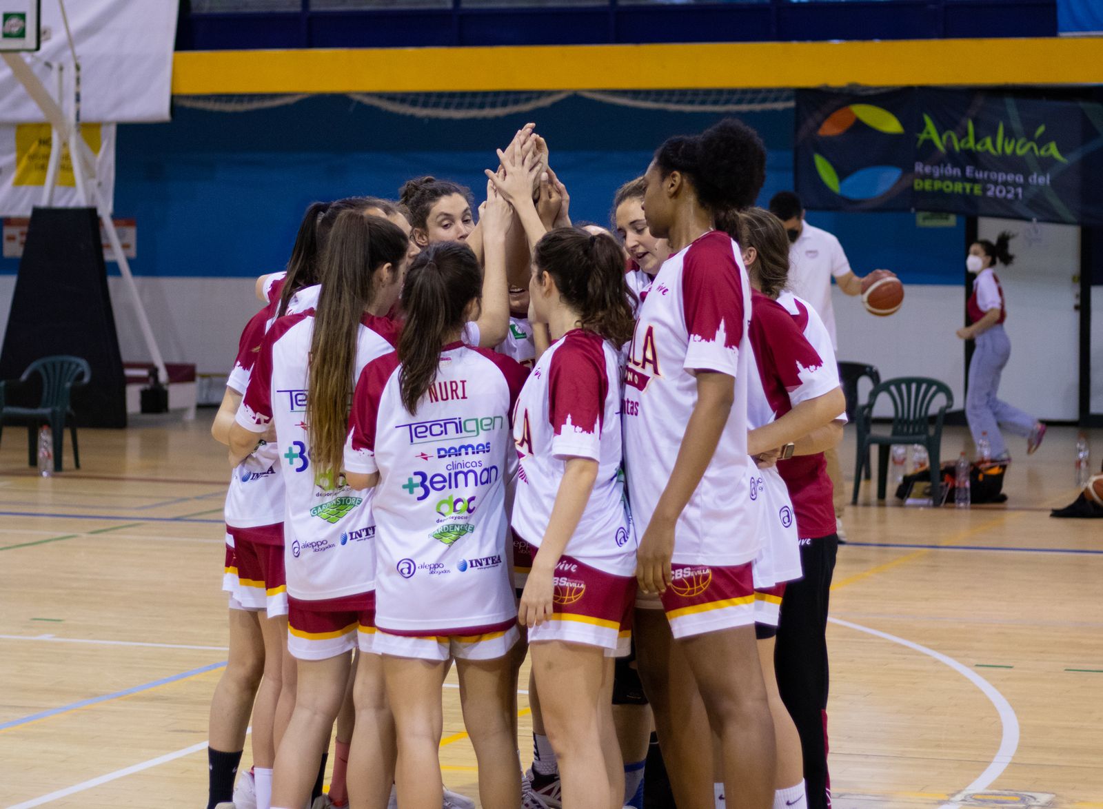 Las jugadoras del CBS Femenino.