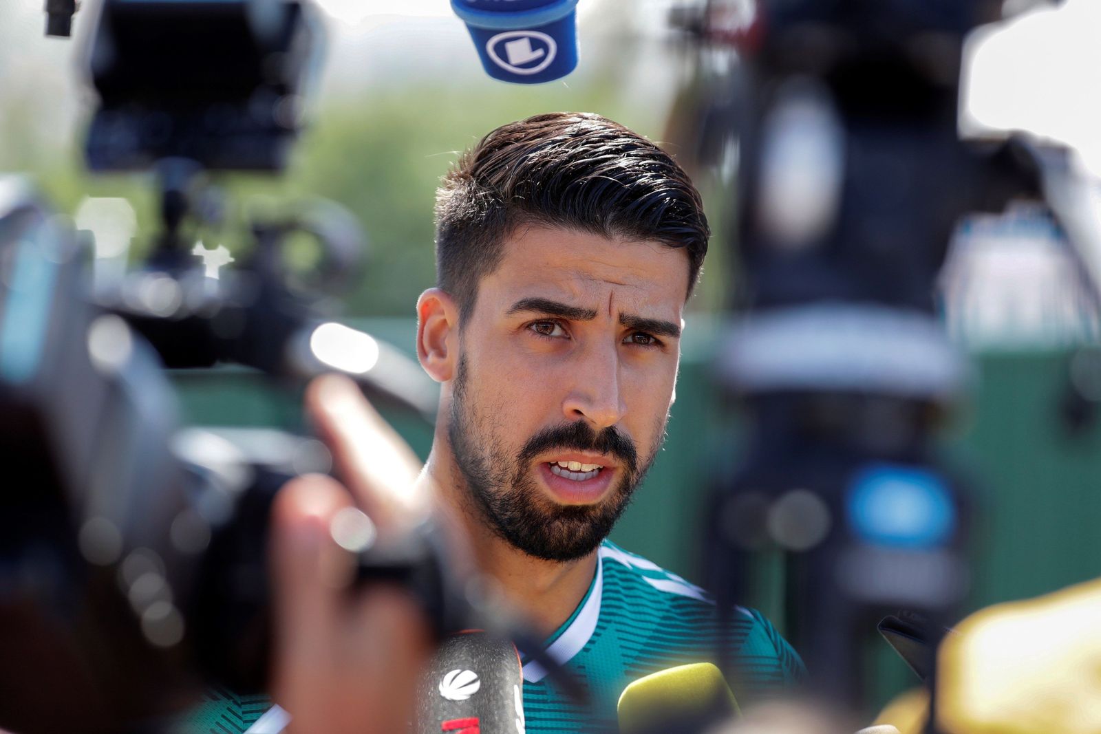 Sami Khedira, ayer.