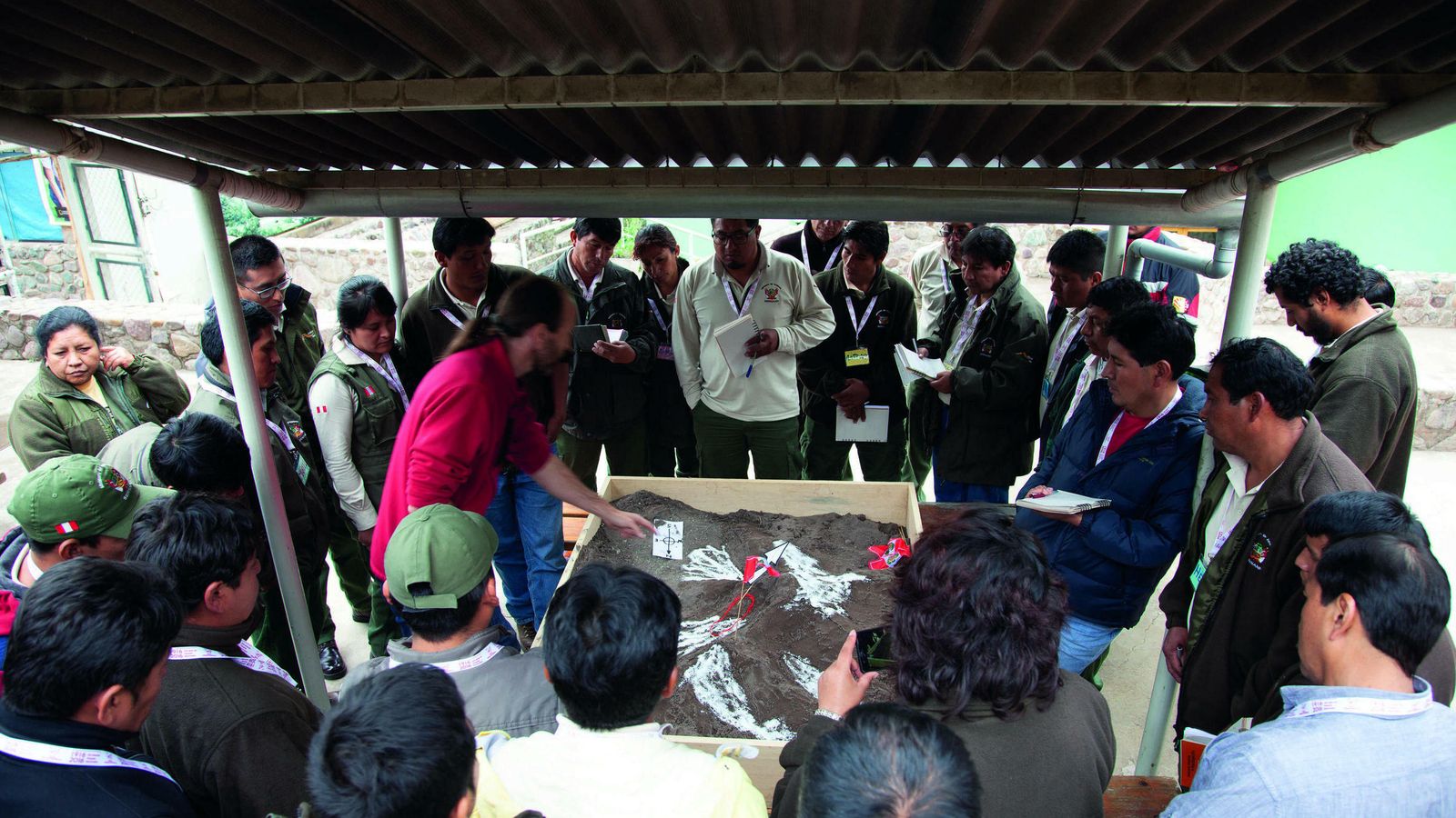 Incendios sin fronteras, imagen de la muestra.