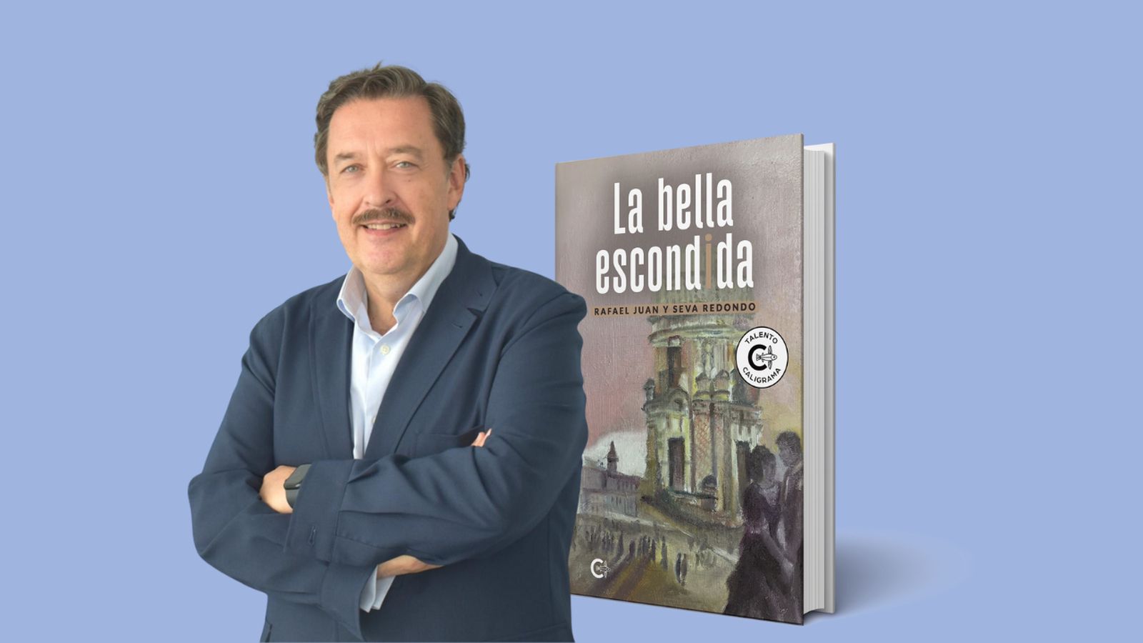 El escritor Rafael Juan y Seva Redondo.