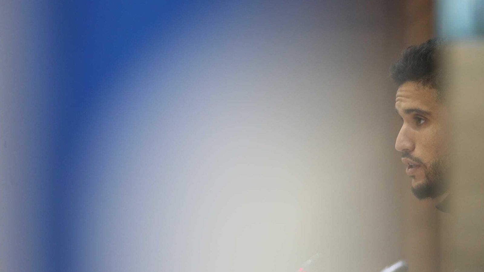 Munir, durante su alocución.