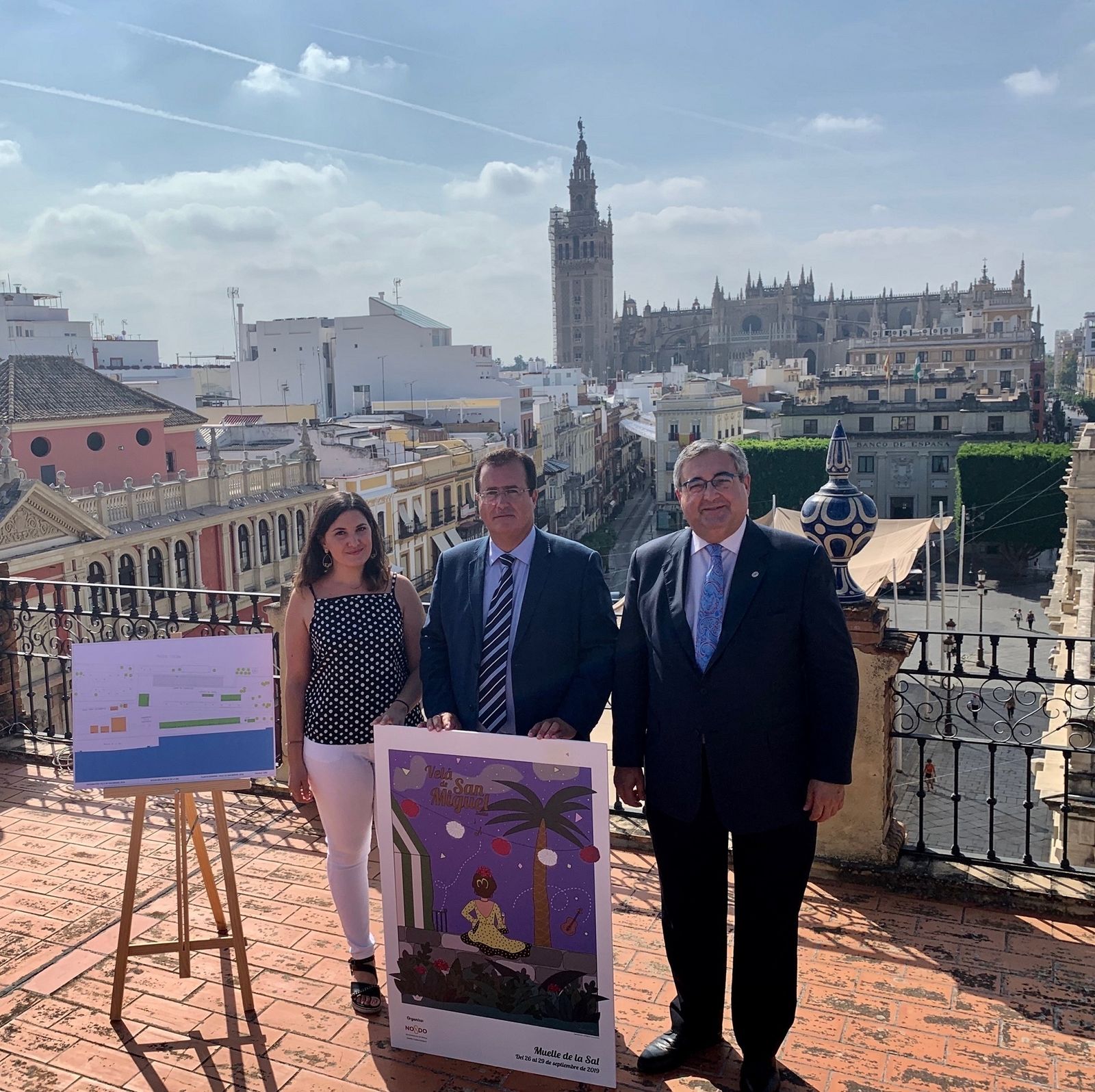 Juan Carlos Cabrera, delegado del Distrito Casco Antiguo, presenta la programación de la III Velá de San Miguel.