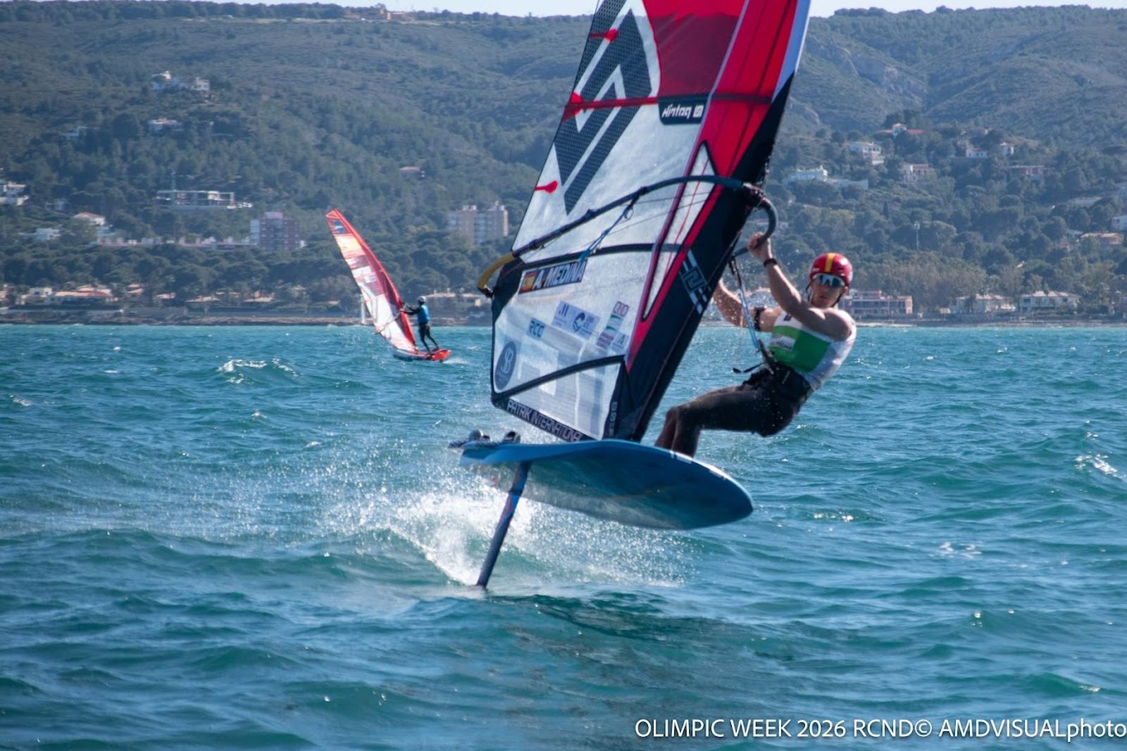 Antonio Medina, en acción.