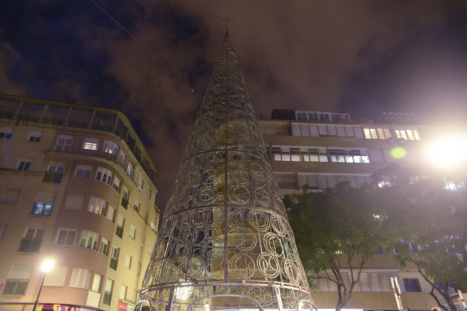 Fotos del alhumbrado navideño de Algeciras